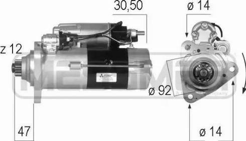 Messmer 220575 - Démarreur cwaw.fr