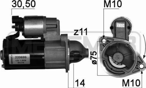 Messmer 220699A - Démarreur cwaw.fr