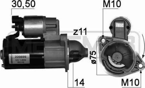 Messmer 220699 - Démarreur cwaw.fr