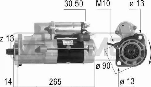 Messmer 220631 - Démarreur cwaw.fr