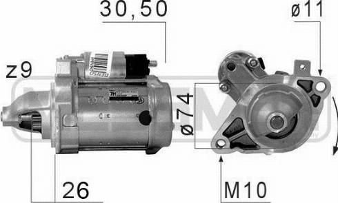 Messmer 220677A - Démarreur cwaw.fr