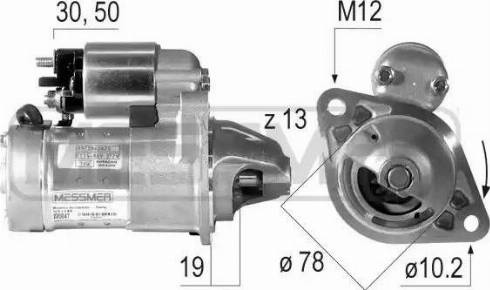 Messmer 220047 - Démarreur cwaw.fr