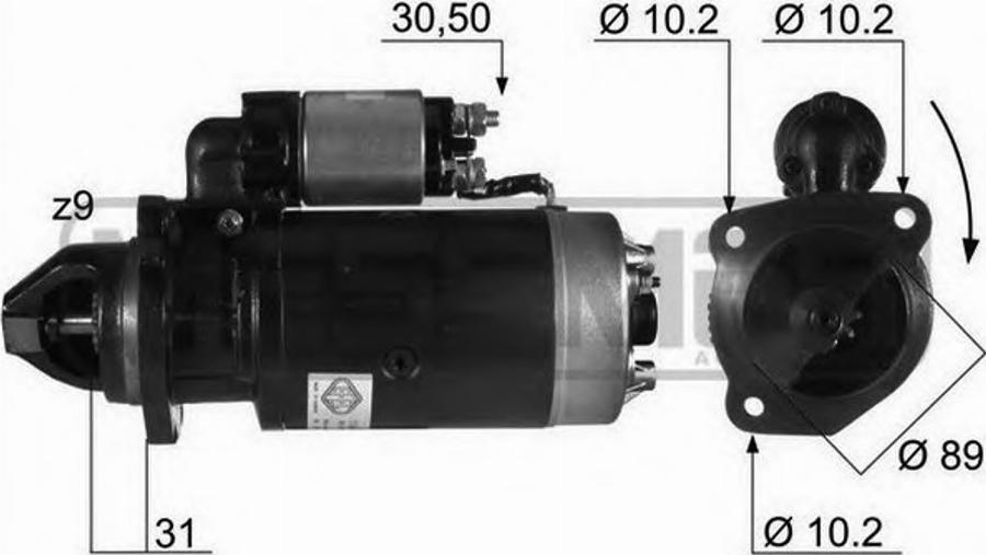 Messmer 220009 - Démarreur cwaw.fr