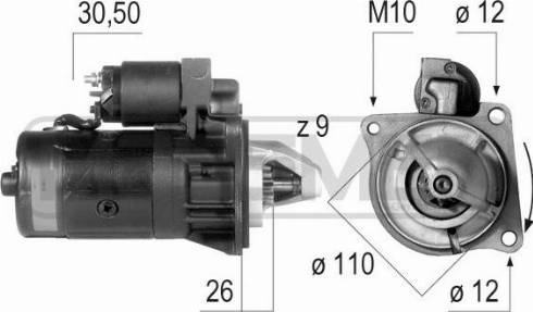 Messmer 220019A - Démarreur cwaw.fr