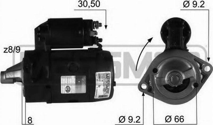 Messmer 220017 - Démarreur cwaw.fr