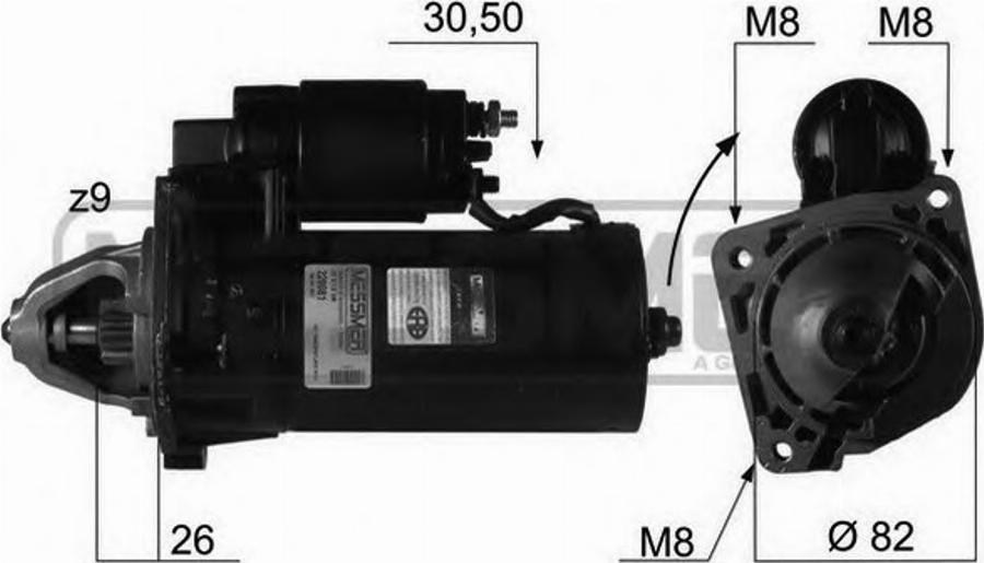 Messmer 220081 - Démarreur cwaw.fr