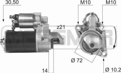 Messmer 220034A - Démarreur cwaw.fr