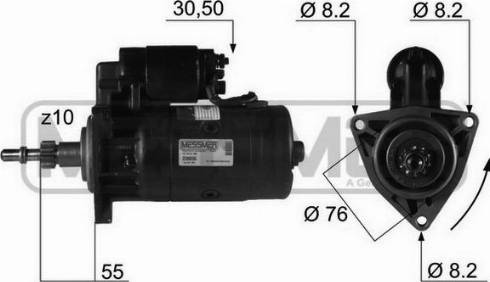 Messmer 220035A - Démarreur cwaw.fr