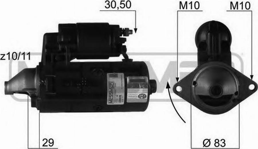 Messmer 220029 - Démarreur cwaw.fr