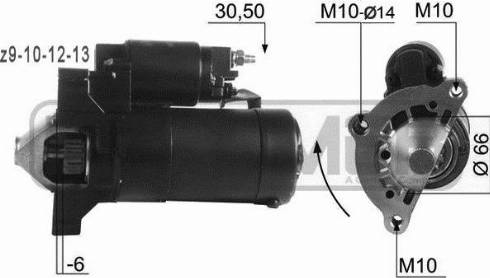 Messmer 220074A - Démarreur cwaw.fr