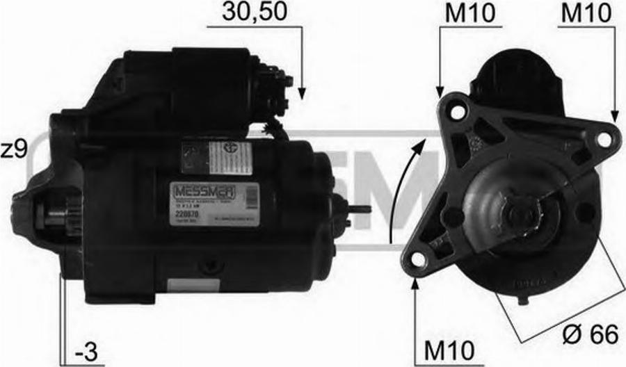 Messmer 220070 - Démarreur cwaw.fr