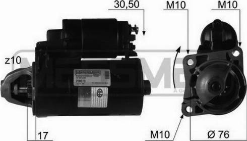 Messmer 220073R - Démarreur cwaw.fr