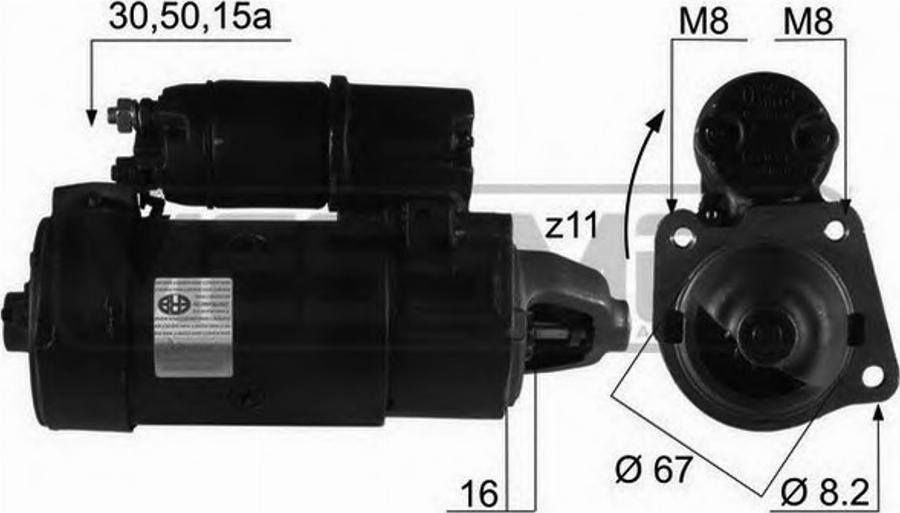 Messmer 220072 - Démarreur cwaw.fr