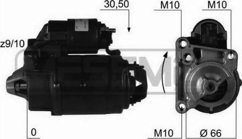 Messmer 220150R - Démarreur cwaw.fr