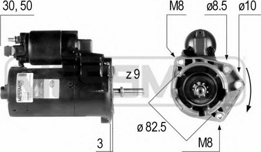 Messmer 220161 - Démarreur cwaw.fr