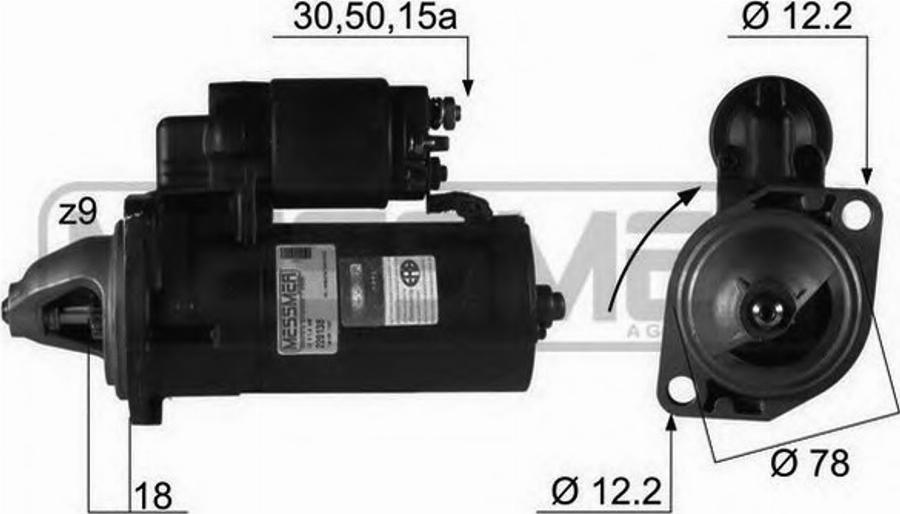 Messmer 220138 - Démarreur cwaw.fr