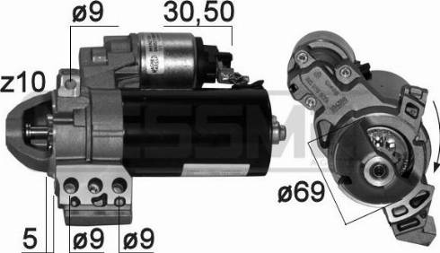 Messmer 220869A - Démarreur cwaw.fr