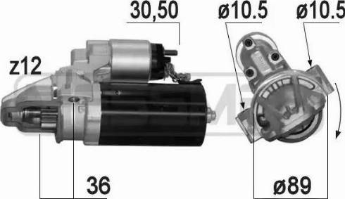 Messmer 220867 - Démarreur cwaw.fr