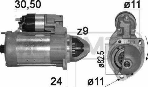 Messmer 220810A - Démarreur cwaw.fr