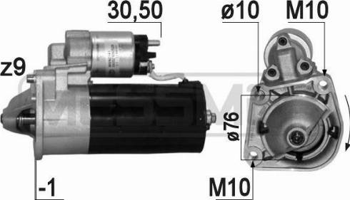 Messmer 220813A - Démarreur cwaw.fr