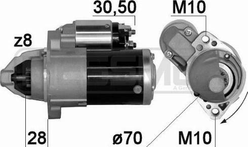 Messmer 220884A - Démarreur cwaw.fr