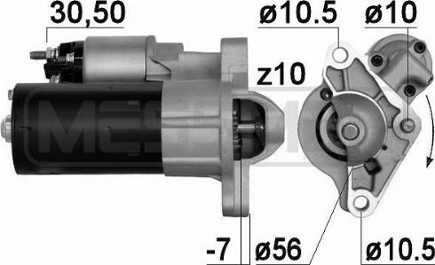 Messmer 220885A - Démarreur cwaw.fr