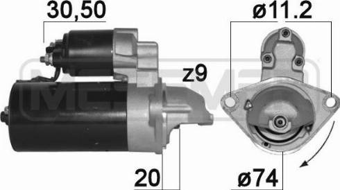 Messmer 220888A - Démarreur cwaw.fr