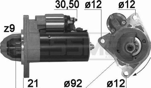 Messmer 220883A - Démarreur cwaw.fr