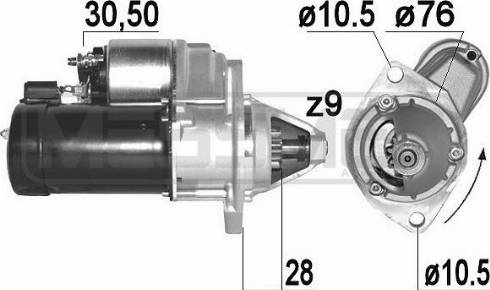 Messmer 220887A - Démarreur cwaw.fr