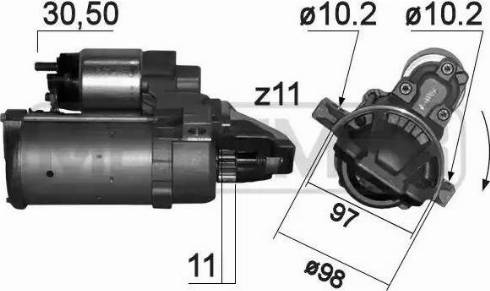 Messmer 220837 - Démarreur cwaw.fr