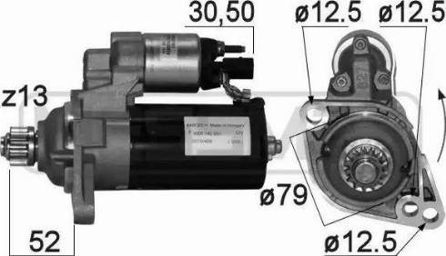 Messmer 220878 - Démarreur cwaw.fr