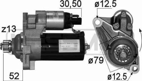 Messmer 220877A - Démarreur cwaw.fr