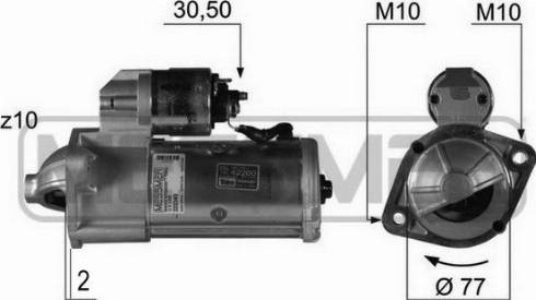 Messmer 220349A - Démarreur cwaw.fr