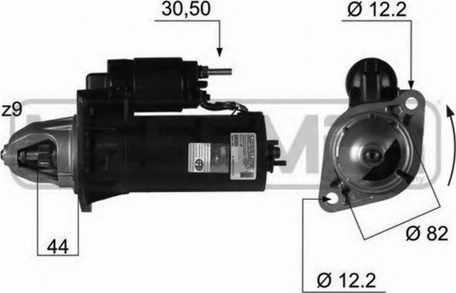 Messmer 220355 - Démarreur cwaw.fr