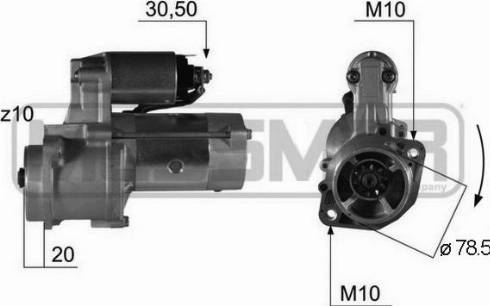 Messmer 220350A - Démarreur cwaw.fr