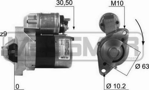 Messmer 220358A - Démarreur cwaw.fr