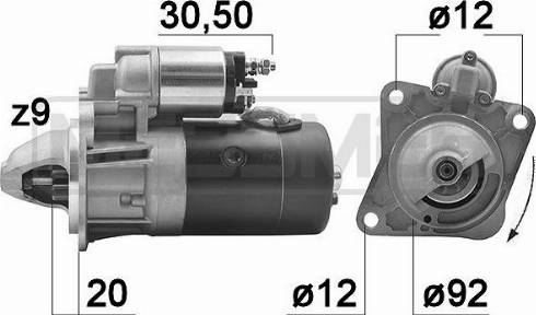 Messmer 220362A - Démarreur cwaw.fr