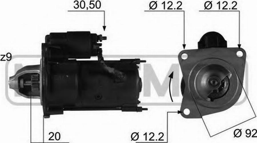 Messmer 220362 - Démarreur cwaw.fr