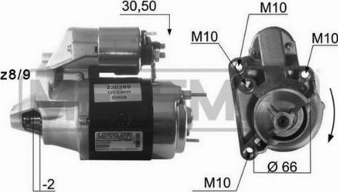 Messmer 220389A - Démarreur cwaw.fr