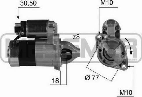 Messmer 220384A - Démarreur cwaw.fr