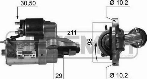 Messmer 220370A - Démarreur cwaw.fr