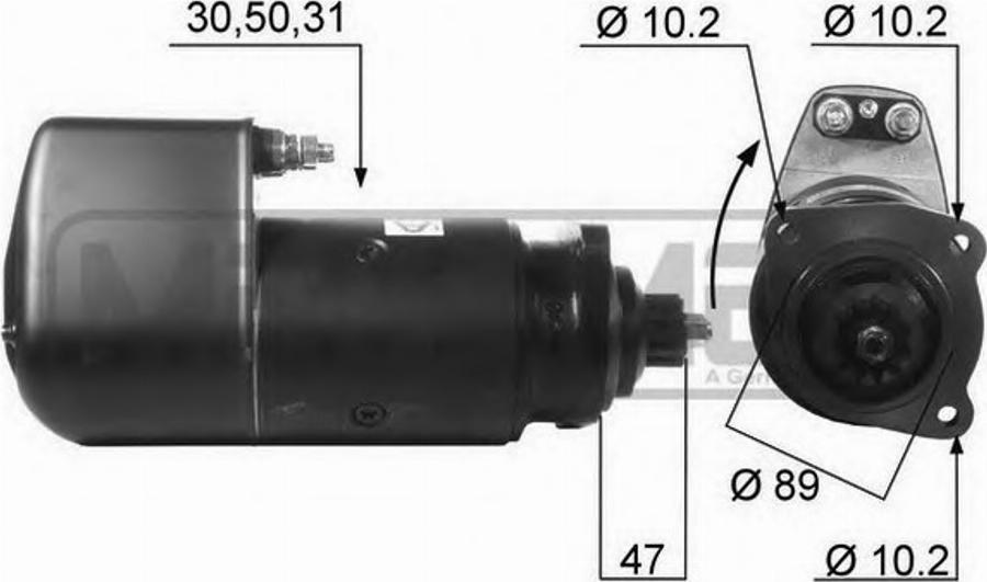 Messmer 220246 - Démarreur cwaw.fr