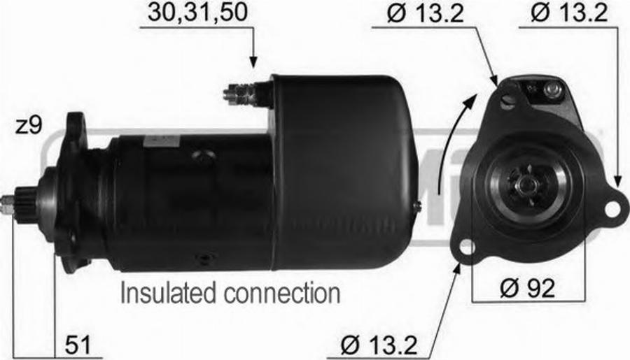 Messmer 220250 - Démarreur cwaw.fr