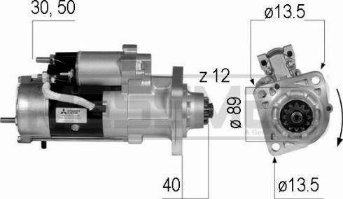 Messmer 220224A - Démarreur cwaw.fr