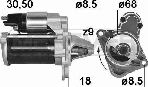 Messmer 220226A - Démarreur cwaw.fr