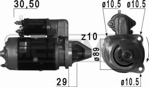 Messmer 220741A - Démarreur cwaw.fr