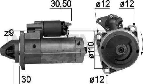 Messmer 220754 - Démarreur cwaw.fr