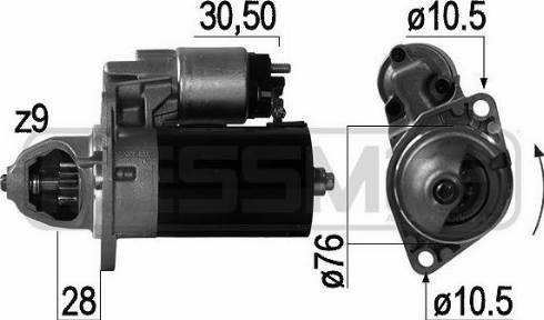 Messmer 220755A - Démarreur cwaw.fr