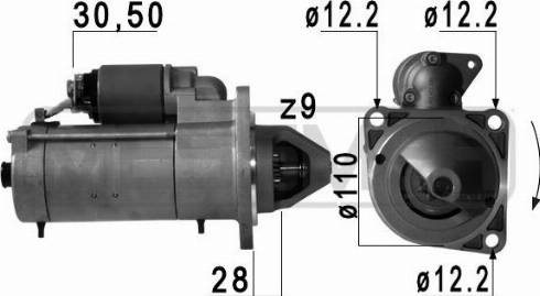 Messmer 220750A - Démarreur cwaw.fr