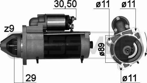 Messmer 220787A - Démarreur cwaw.fr